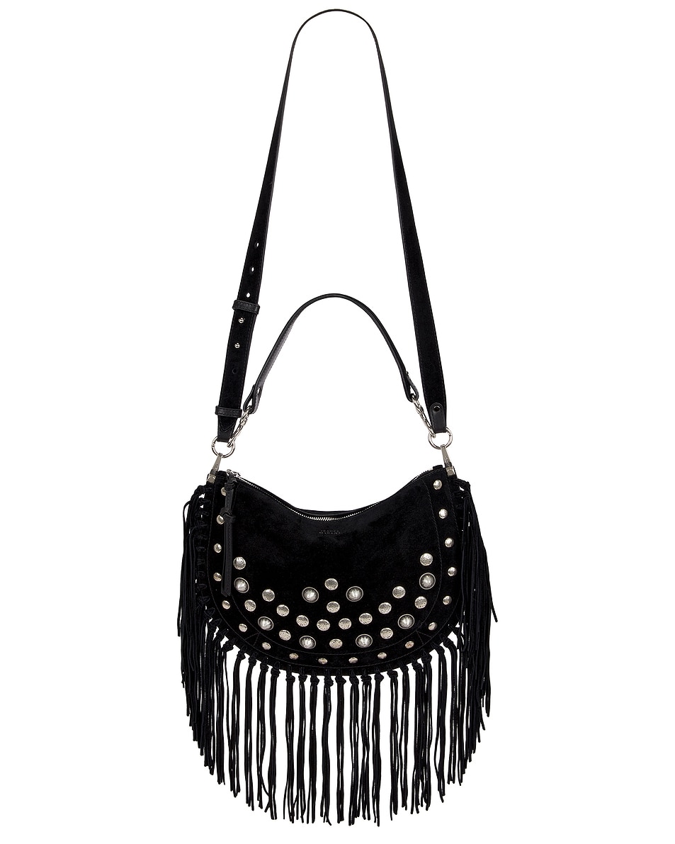 Image 1 of Isabel Marant Kanao Bag in Black & Silver