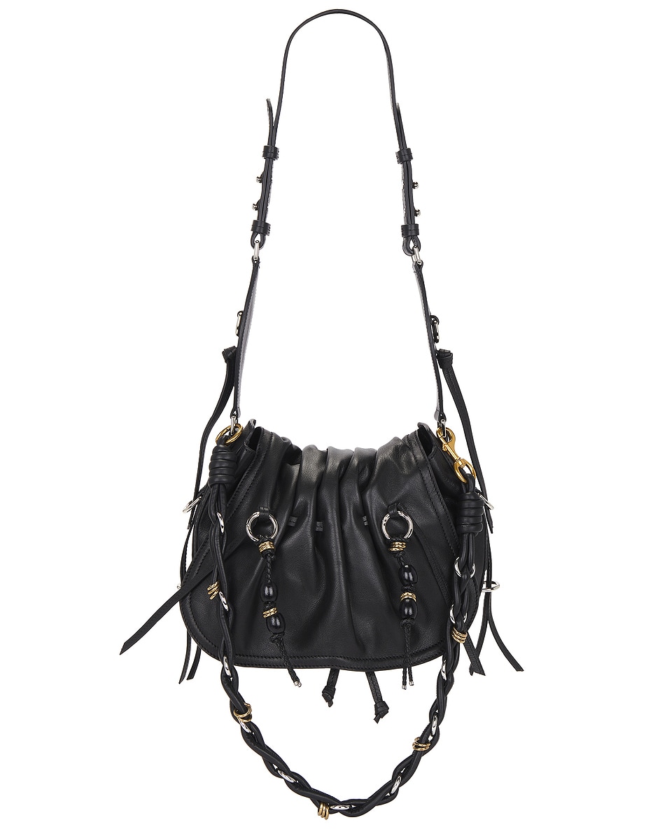 Image 1 of Isabel Marant Bolton Shoulder Bag in Black & Silver