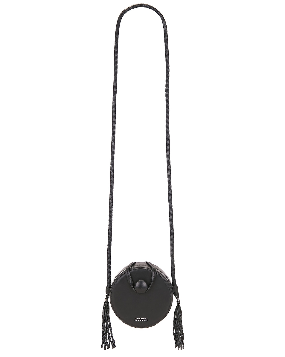 Image 1 of Isabel Marant Houna Circle Bag in Black & Silver