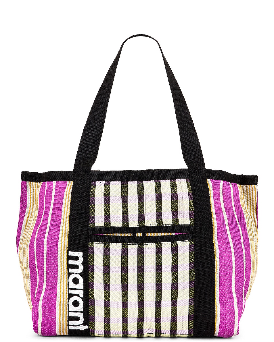Isabel Marant Darwen Bag in Black & Pink | FWRD