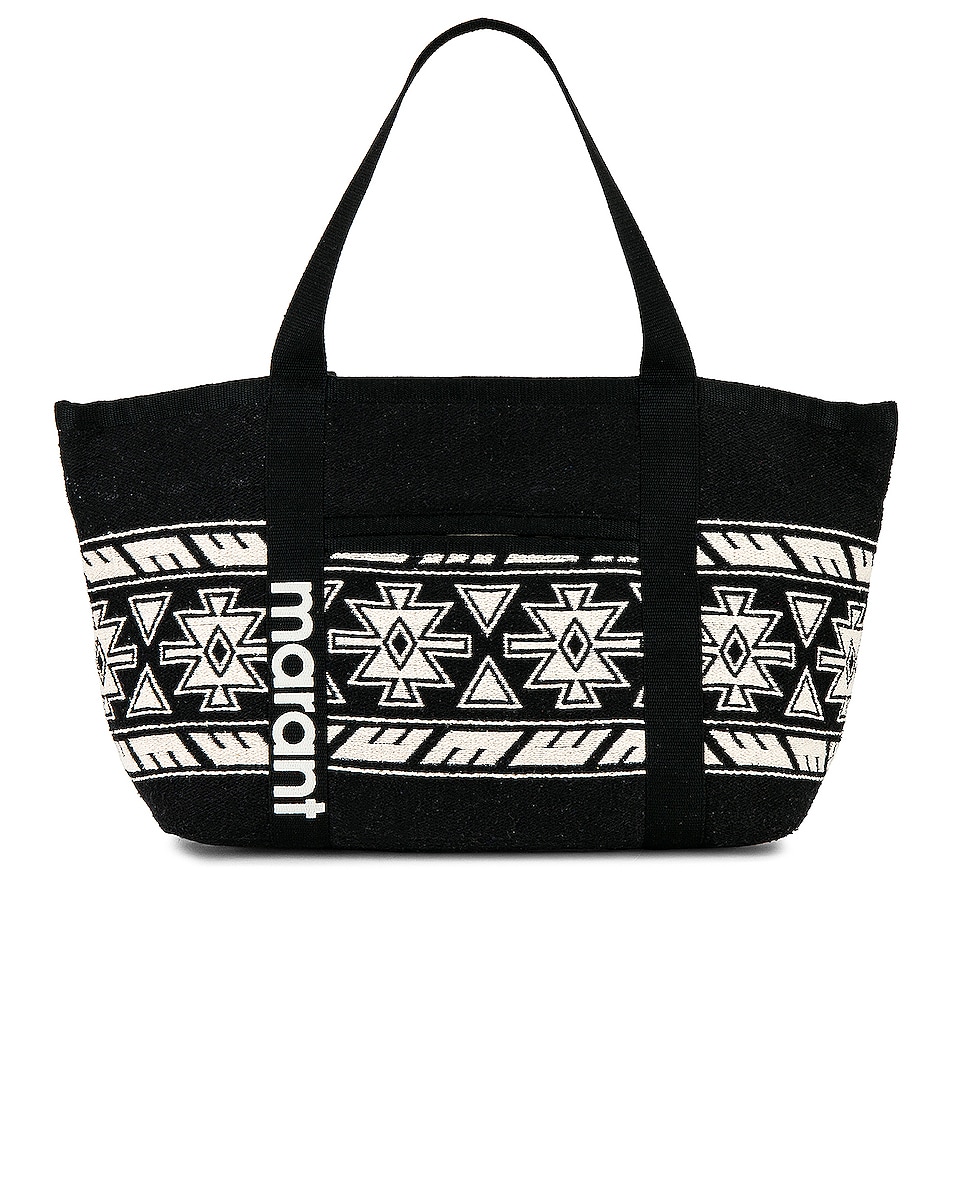 Image 1 of Isabel Marant Darwen Bag in Black & Ecru