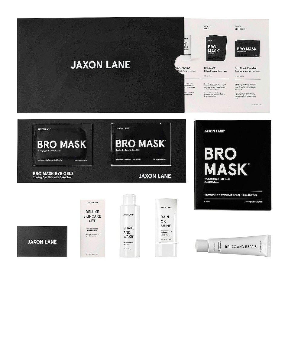 Image 1 of Jaxon Lane Deluxe Skincare Set in Black & White