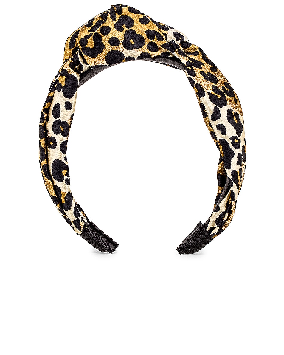 Image 1 of Jennifer Behr Fiona Headband in Leopard