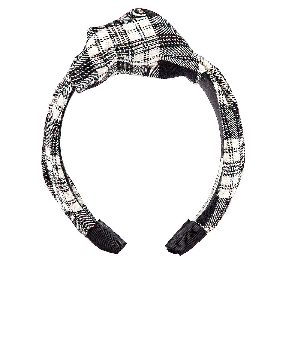 Image 1 of Jennifer Behr Blaire Headband in Black & White