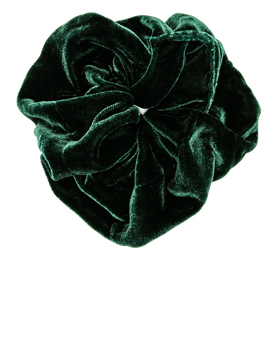 Image 1 of Jennifer Behr Scrunchie in Emerald