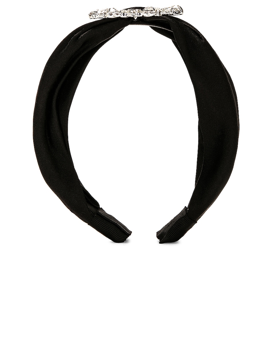Image 1 of Jennifer Behr Elise Headband in Black