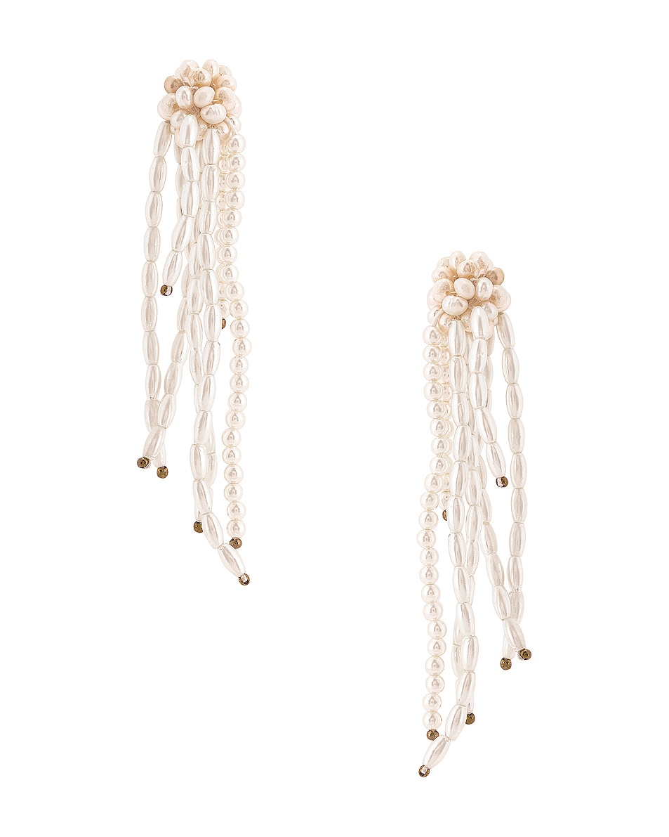 Image 1 of Jennifer Behr Deirdre Earrings in Pearl