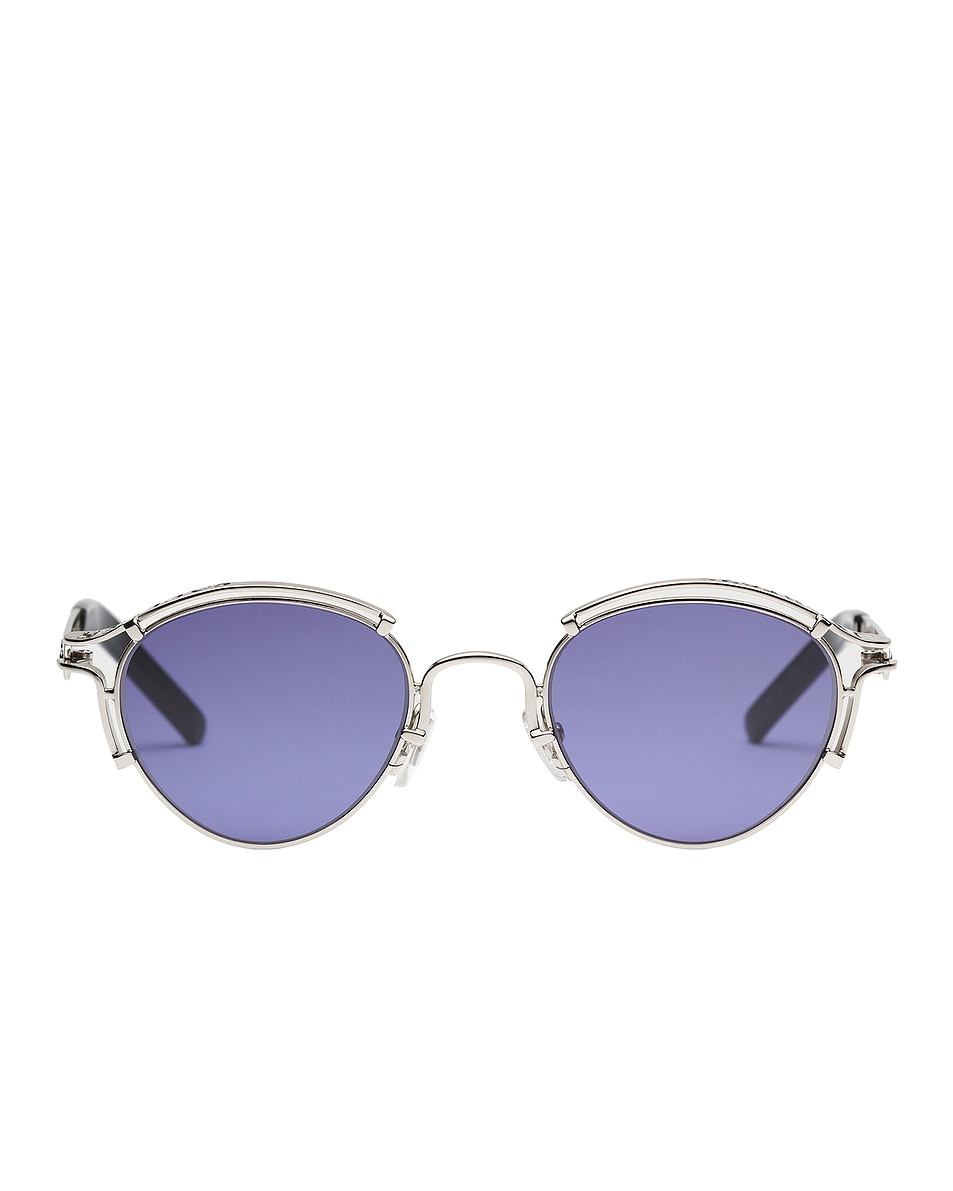 Image 1 of Jean Paul Gaultier Sourcil Sunglasses in Silver