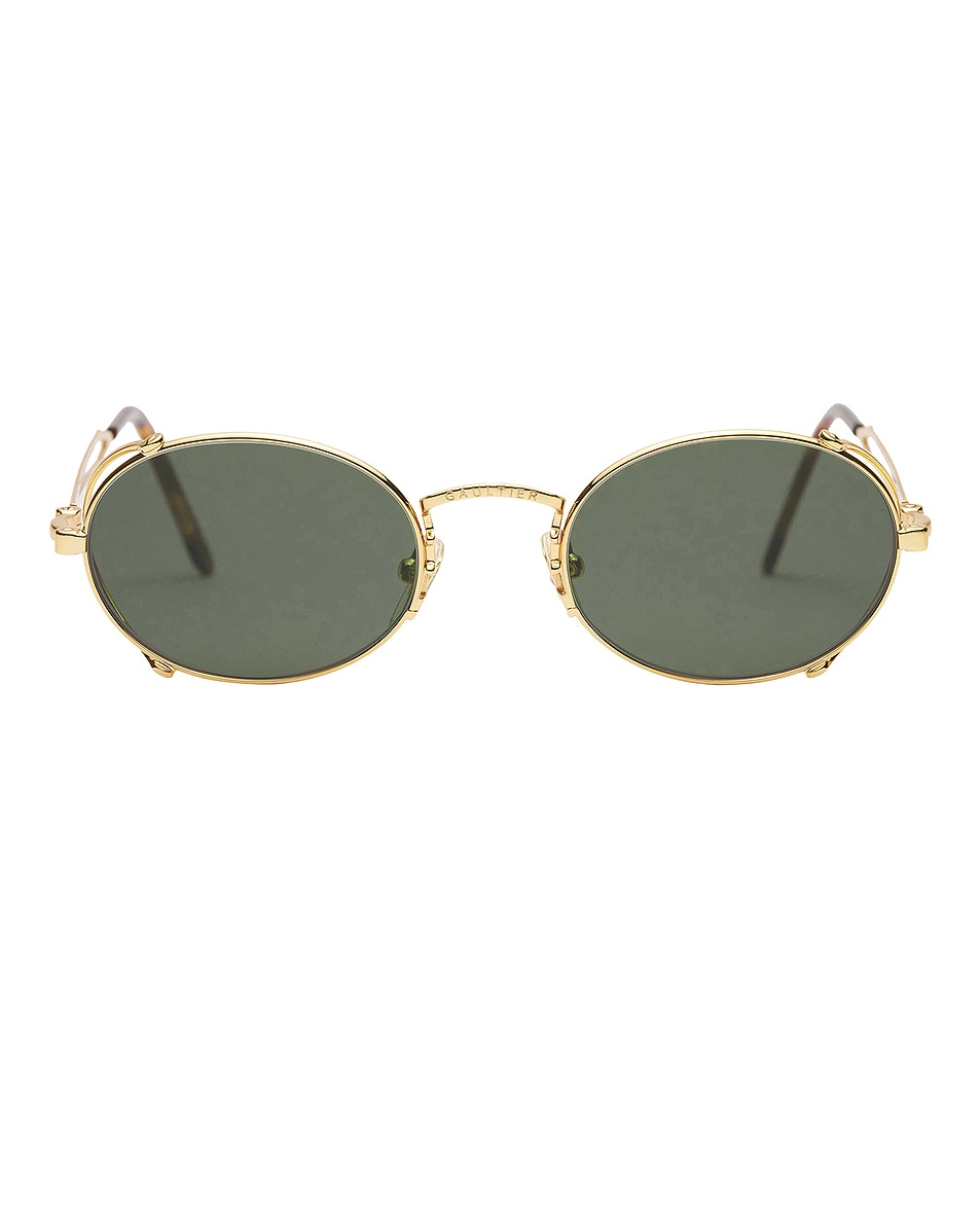 Image 1 of Jean Paul Gaultier Lunette Arceau Sunglasses in Gold