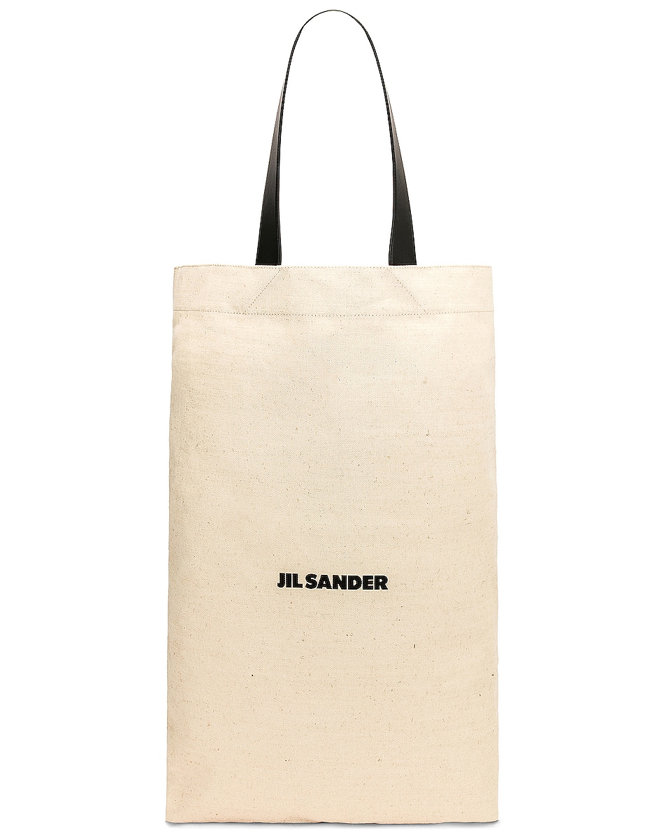 Image 1 of Jil Sander Flat Shopper Bag in Natural