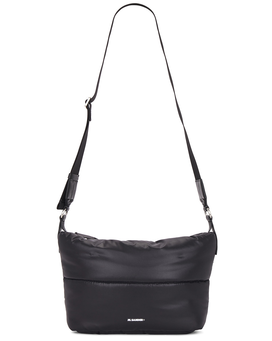 Image 1 of Jil Sander Padded Crossbody Bag in Black