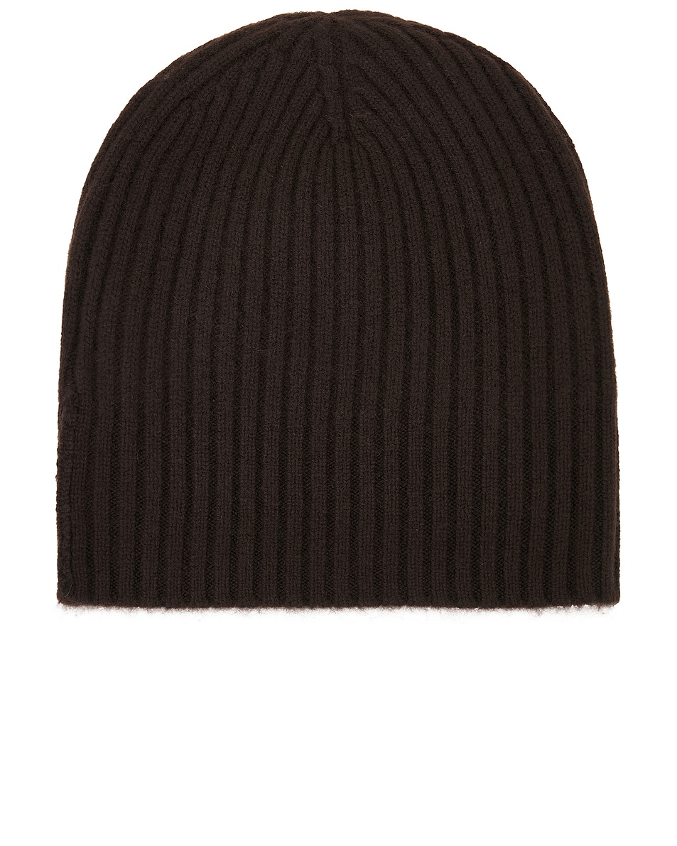 Image 1 of Jenni Kayne Cashmere Beanie in Chocolate