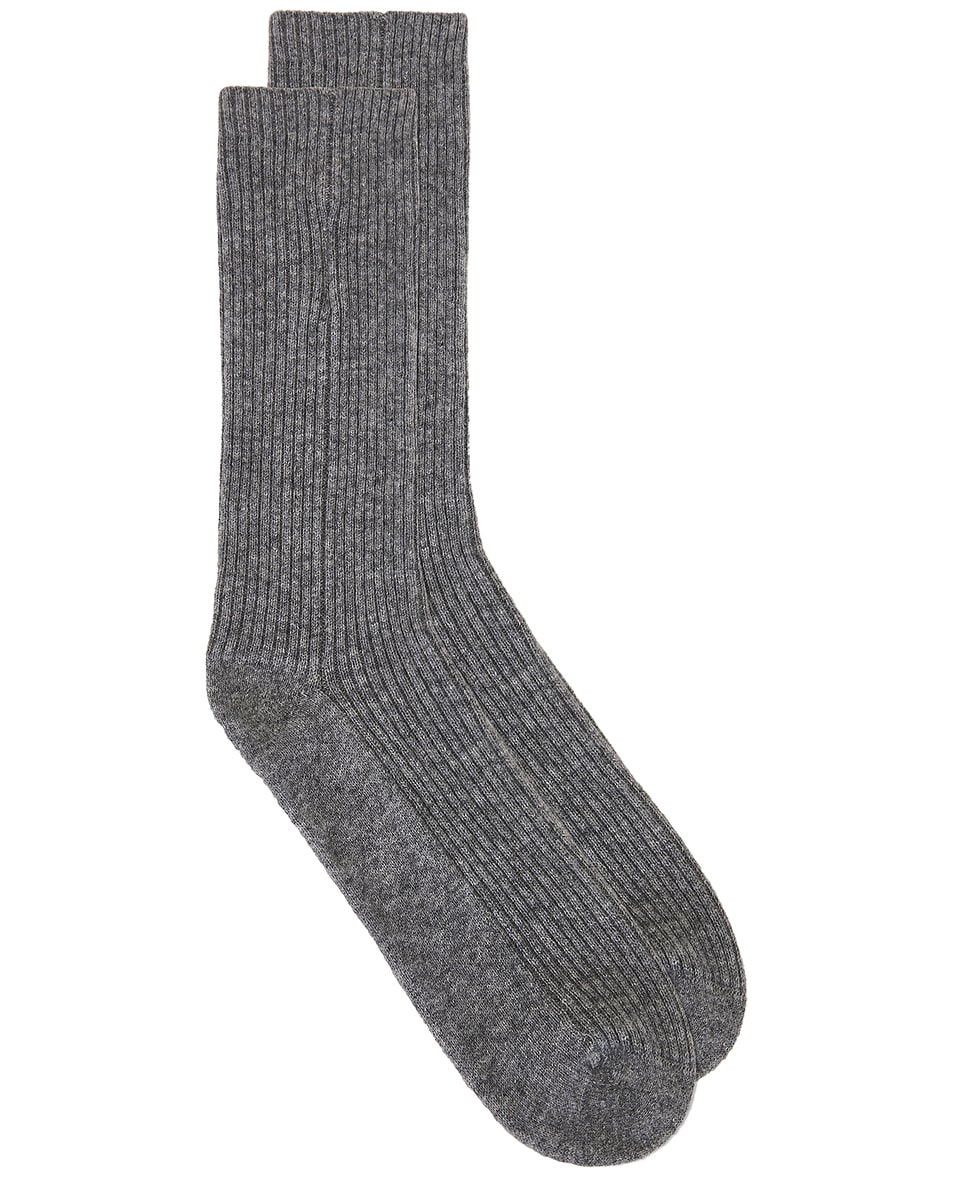 Image 1 of Jenni Kayne Cashmere Socks in Grey