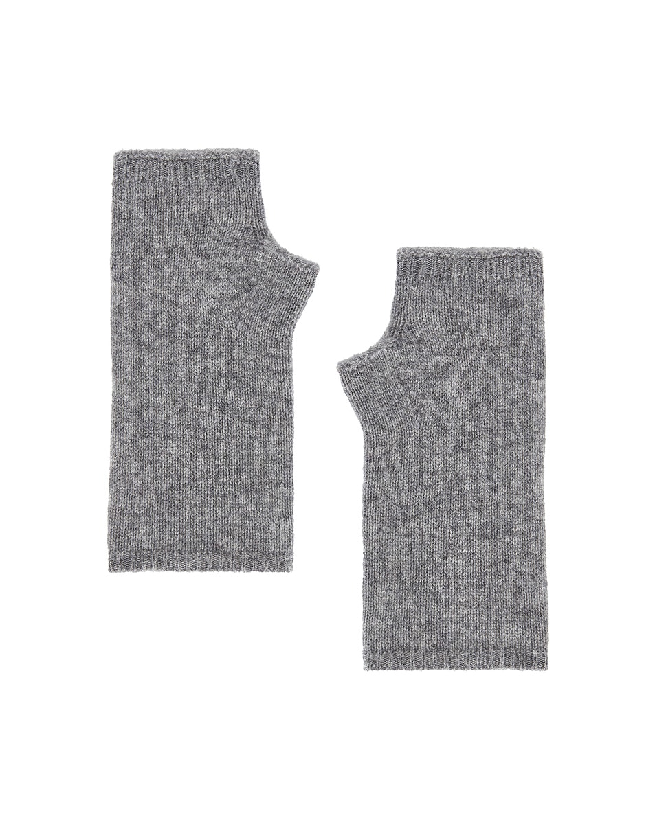 Image 1 of Jenni Kayne Fingerless Cashmere Gloves in Grey