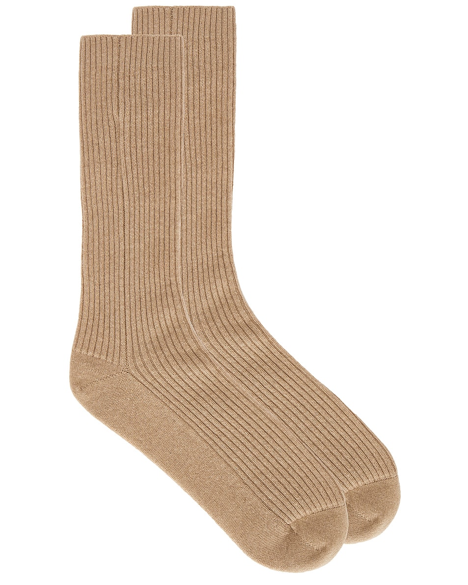 Image 1 of Jenni Kayne Cashmere Socks in Caramel