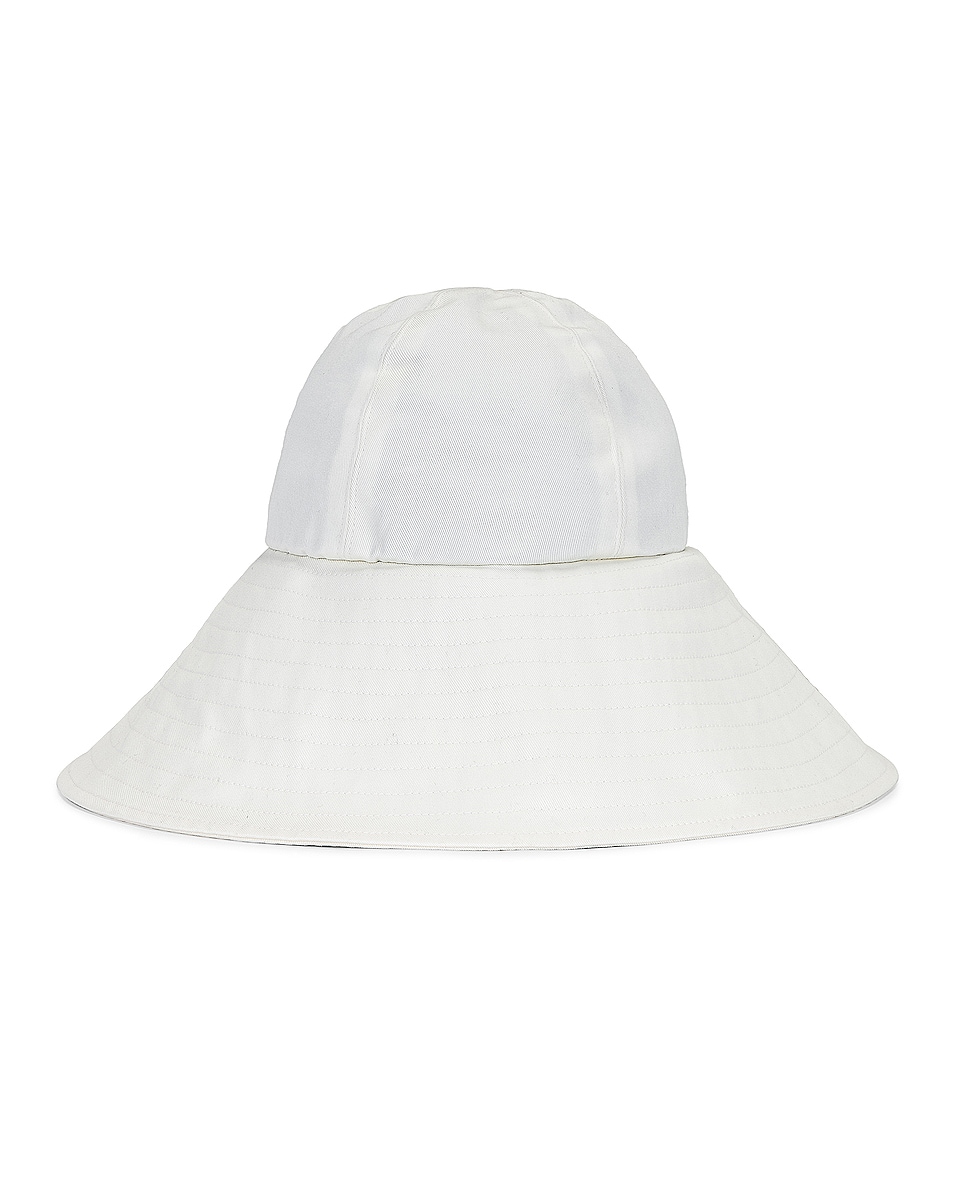 Image 1 of Janessa Leone Franco Packable Hat in Ecru