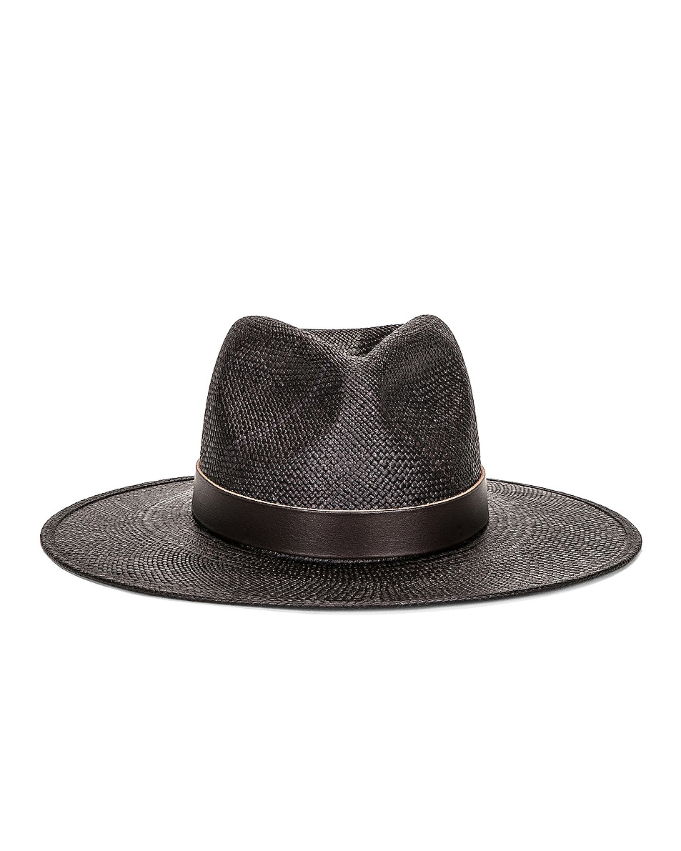 Image 1 of Janessa Leone Leni Hat in Black