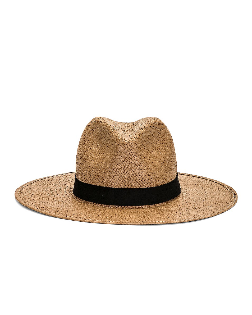 Image 1 of Janessa Leone Michon Packable Hat in Brown