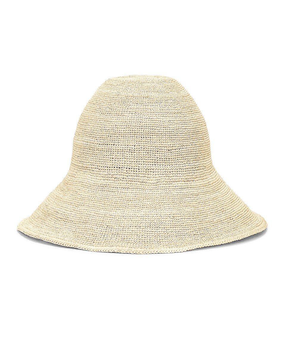 Image 1 of Janessa Leone Teagan Packable Hat in Natural