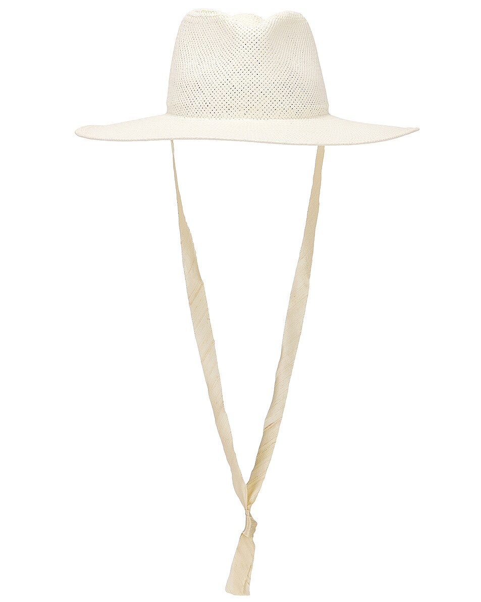 Image 1 of Janessa Leone Cezanne Packable Hat in White
