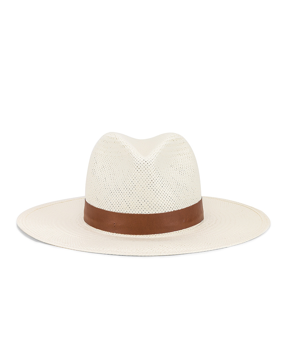 Image 1 of Janessa Leone Michon Packable Hat in Bleach