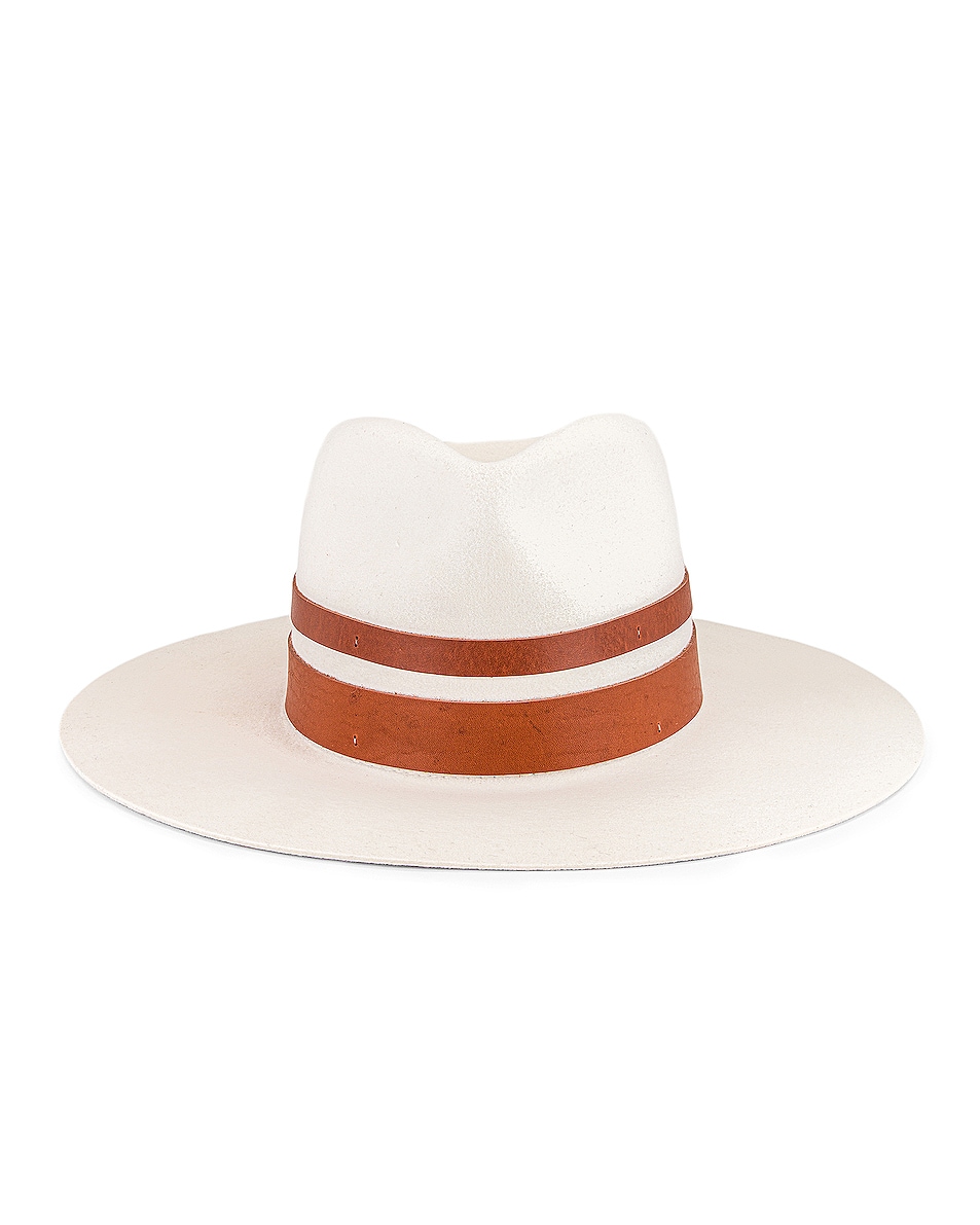 Image 1 of Janessa Leone Frankie Hat in White