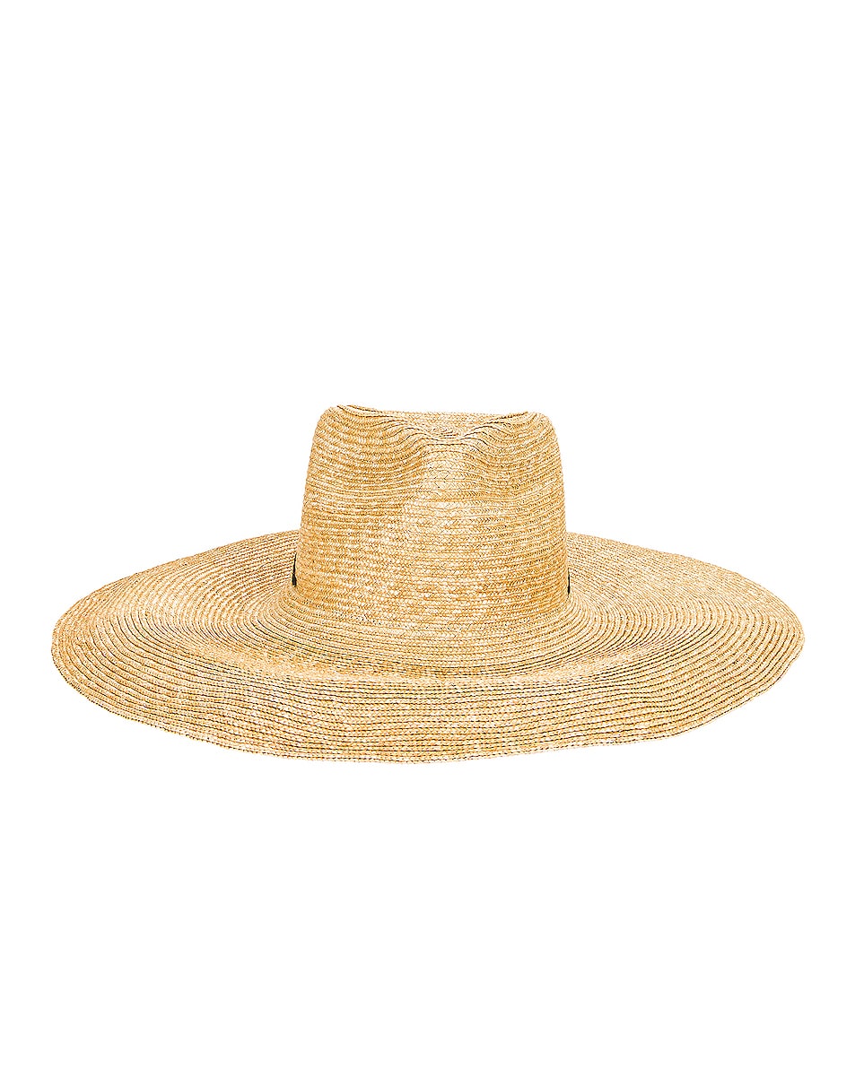Image 1 of Janessa Leone Serena Tie Hat in Natural