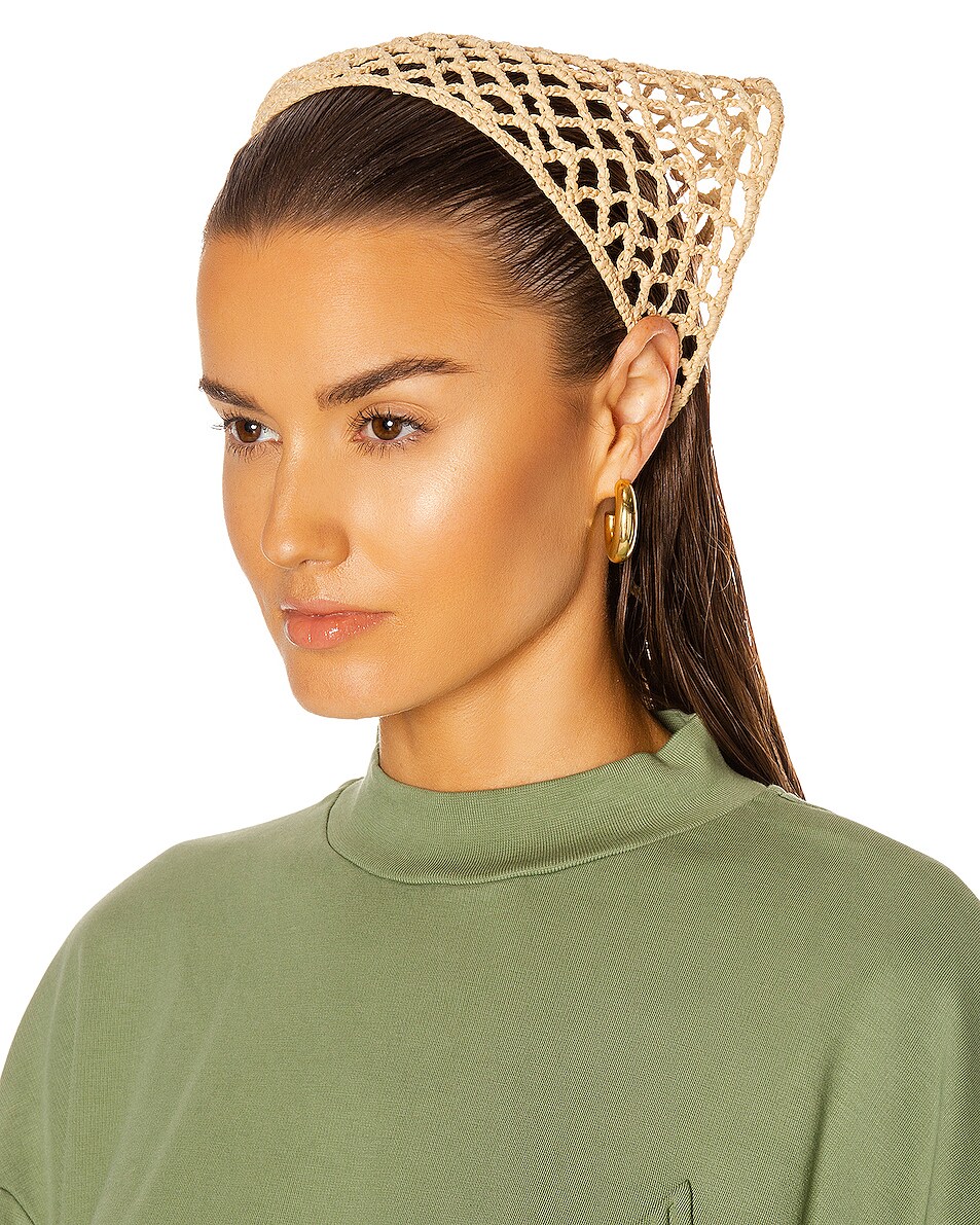 Image 1 of Janessa Leone Caro Head Kerchief in Natural