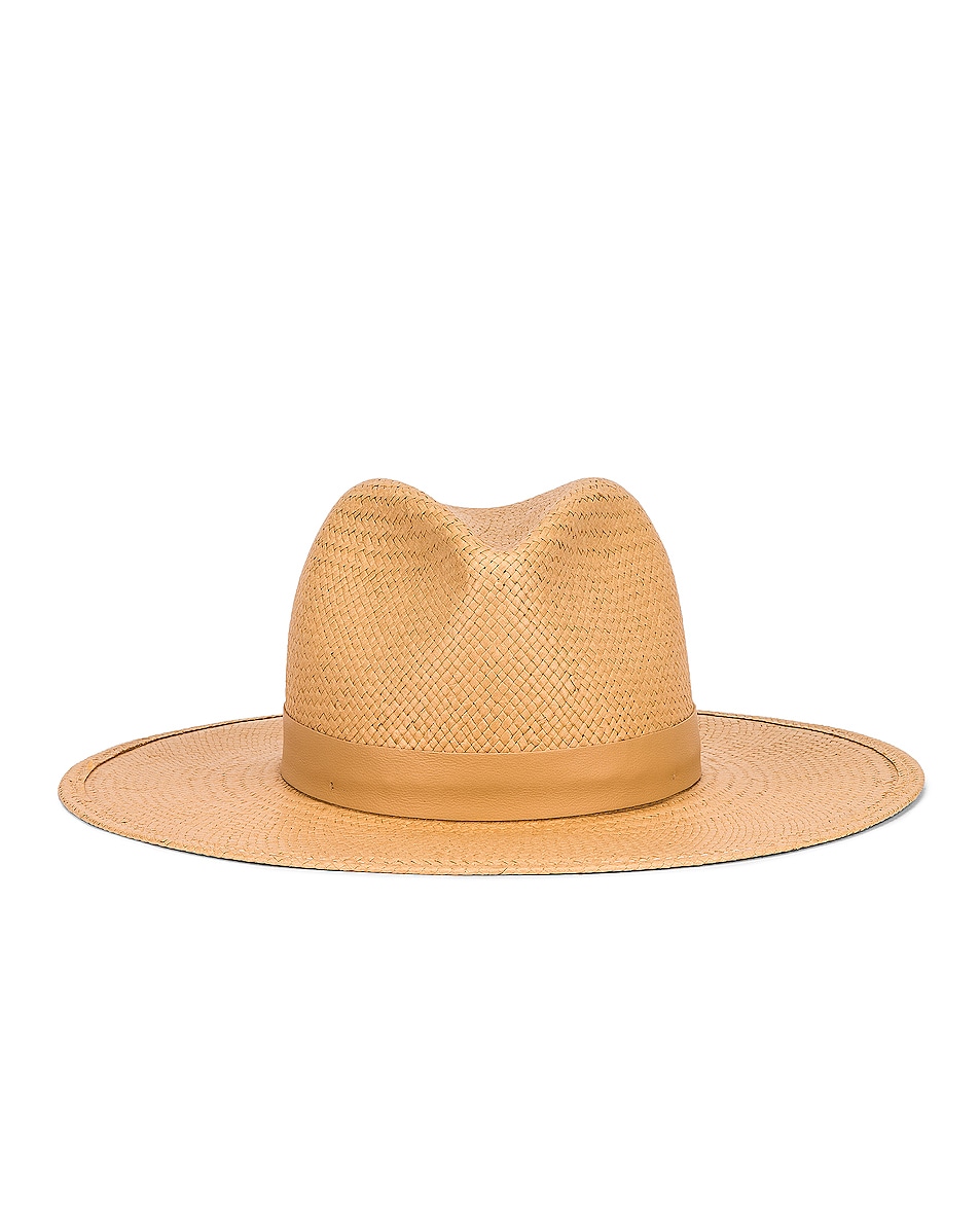 Image 1 of Janessa Leone Simone Packable Hat in Sand