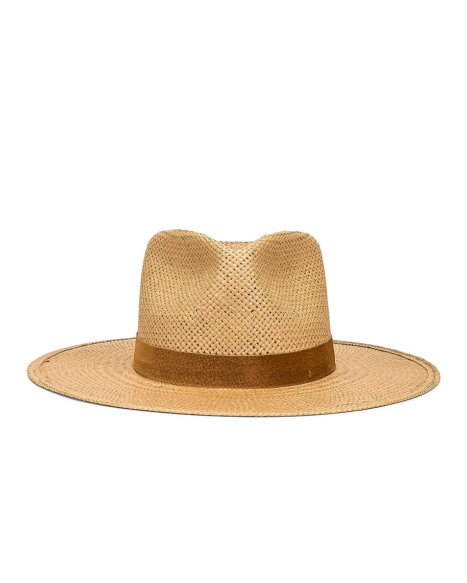 Image 1 of Janessa Leone Alexei Packable Hat in Sand