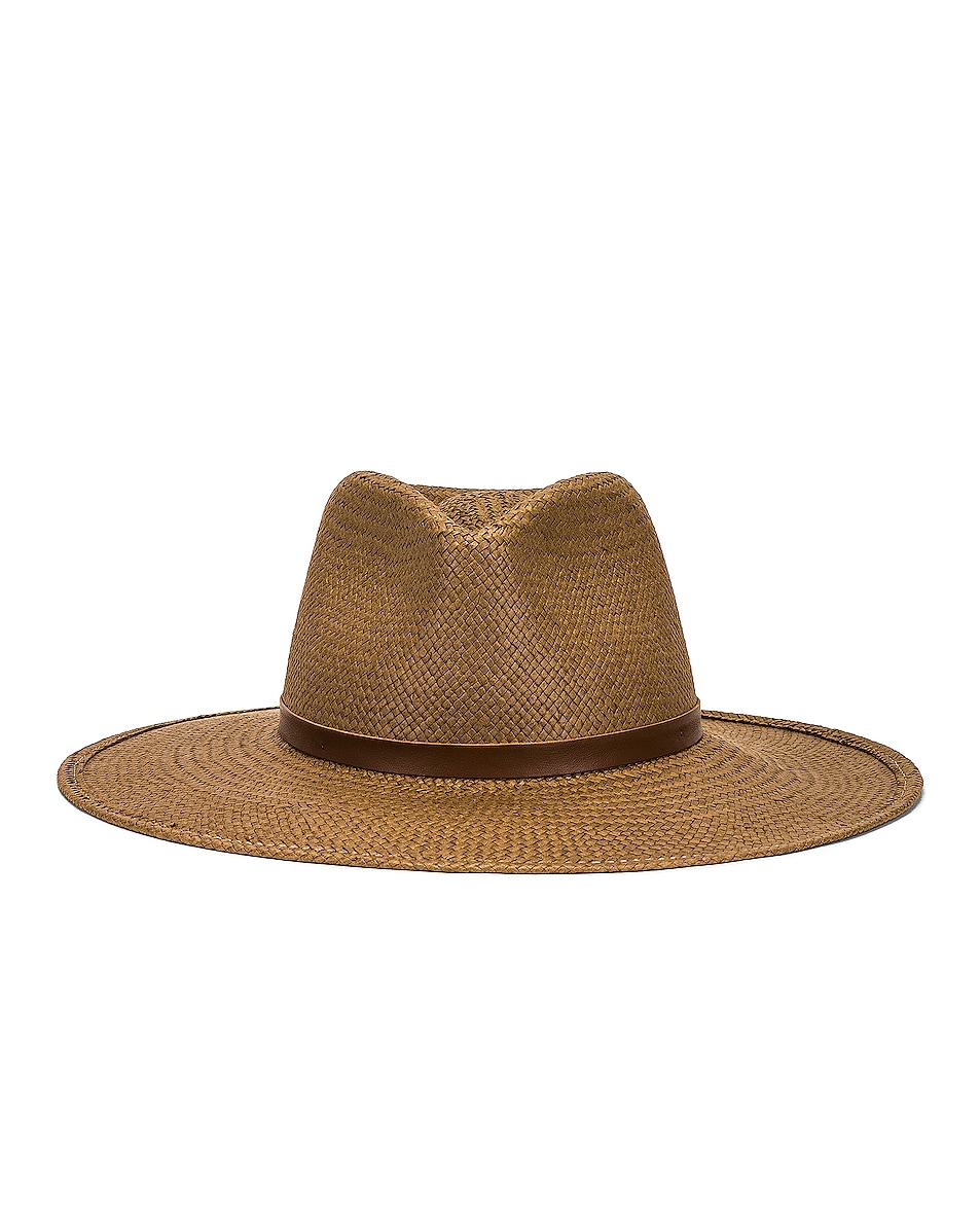 Image 1 of Janessa Leone Sherman Packable Hat in Brown