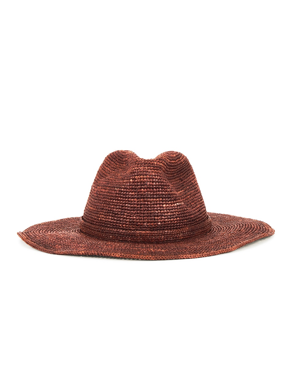 Image 1 of Janessa Leone Sacha Hat in Chocolate