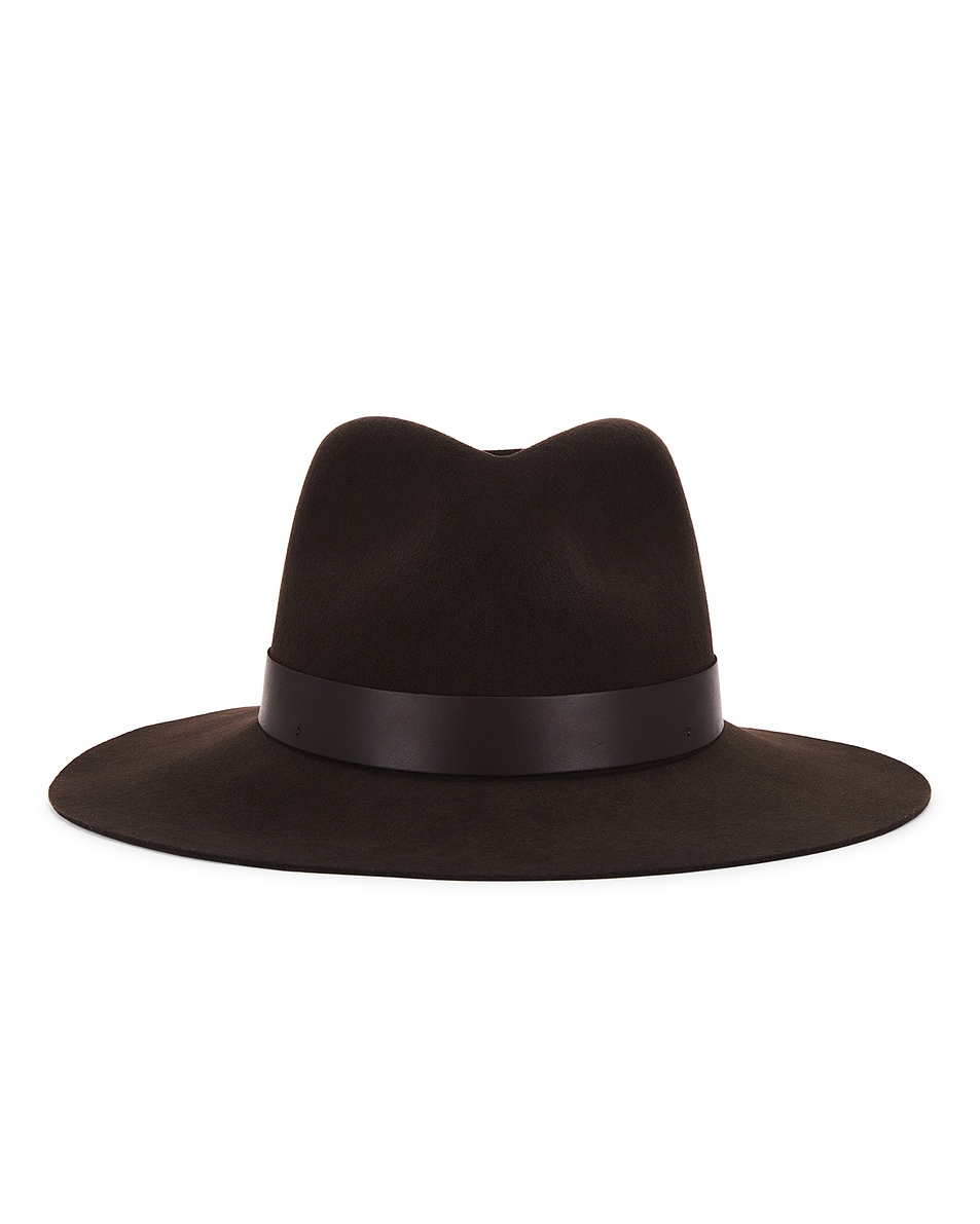 Image 1 of Janessa Leone Ross Hat in Chocolate