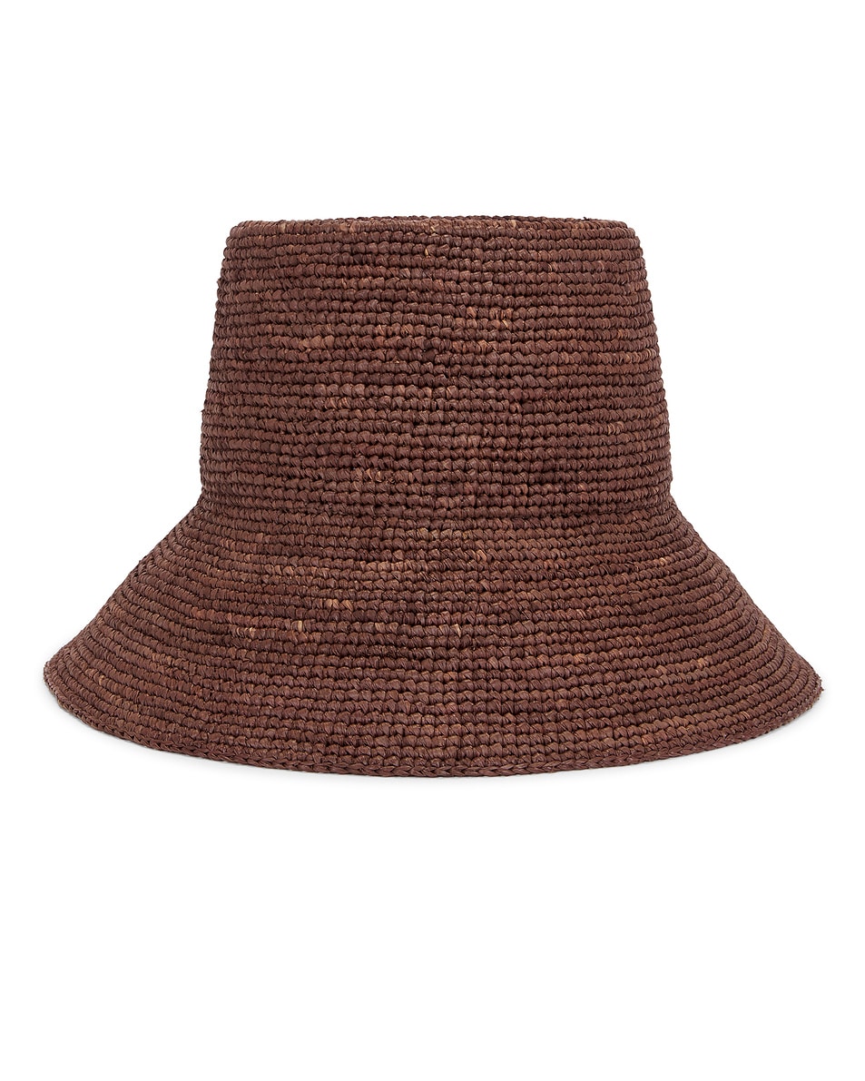 Image 1 of Janessa Leone Felix Hat in Dark Earth