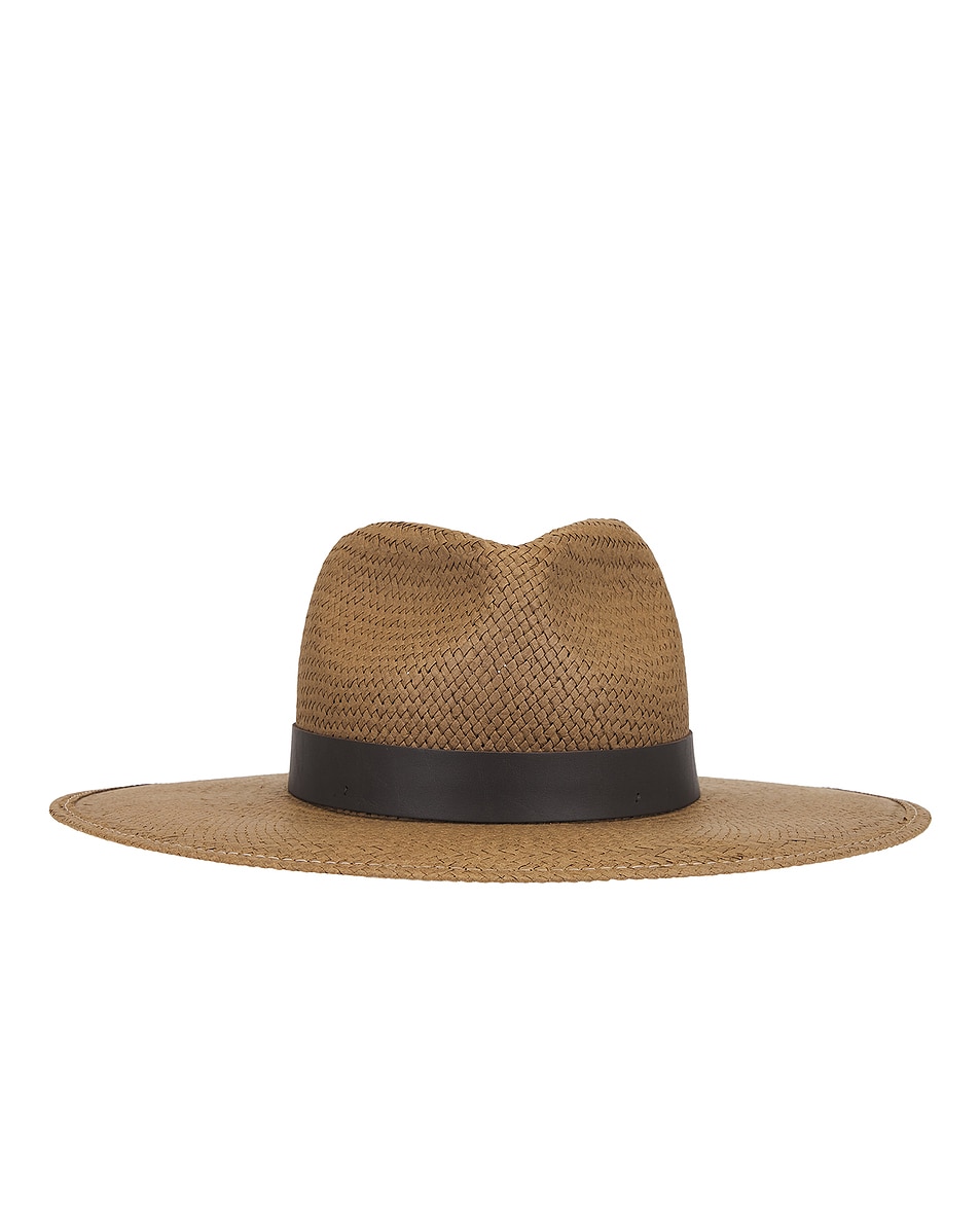 Image 1 of Janessa Leone Zoe Hat in Brown