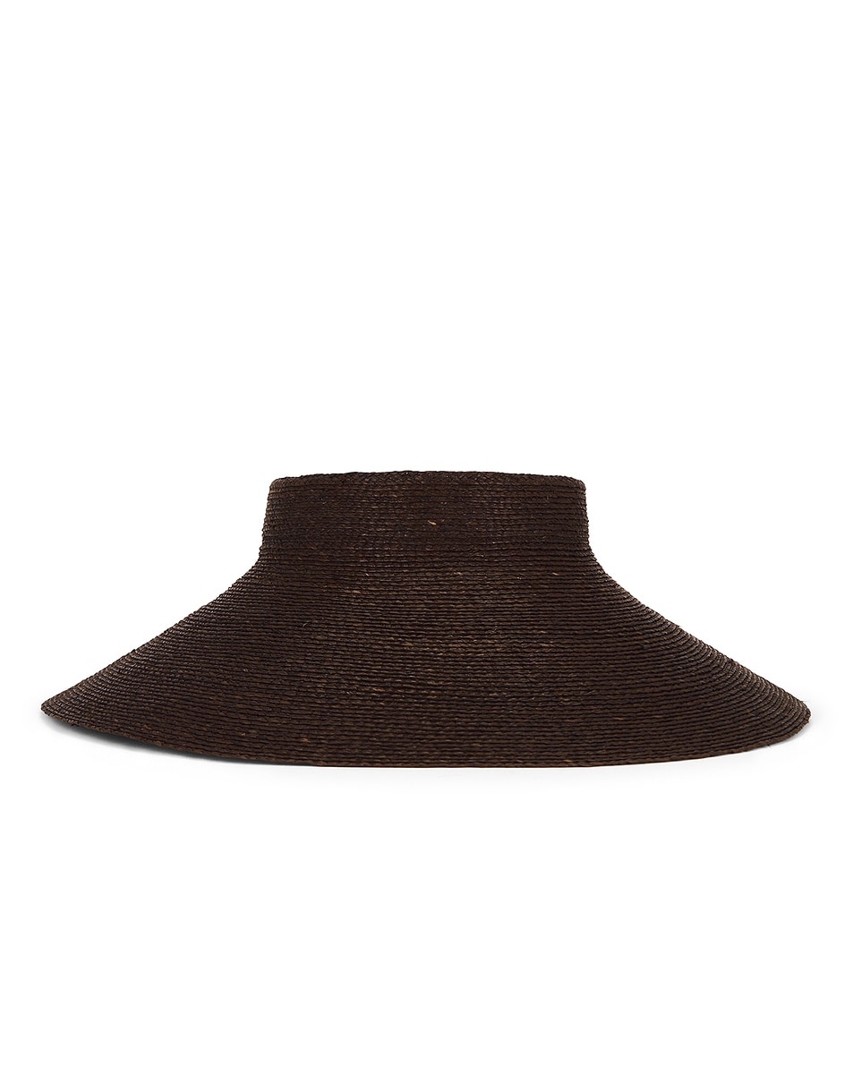 Image 1 of Janessa Leone Birdie Visor in Chocolate