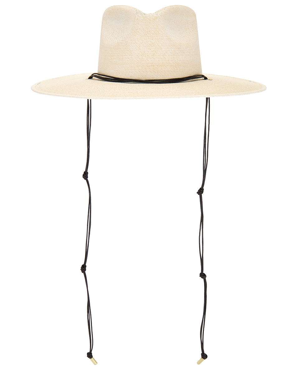 Image 1 of Janessa Leone Codi Fedora Hat in Bleach