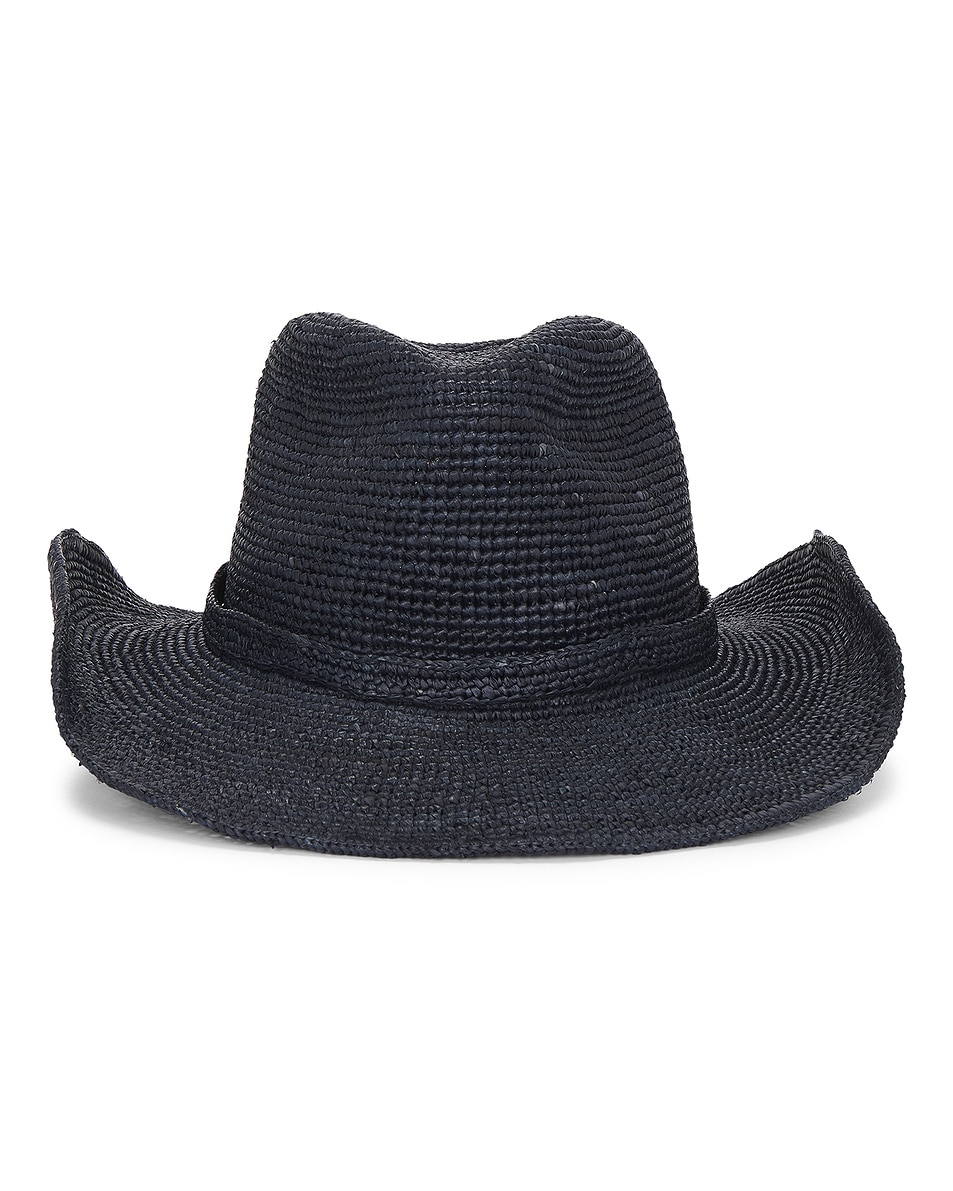 Image 1 of Janessa Leone Sacha Cowboy Hat in Navy