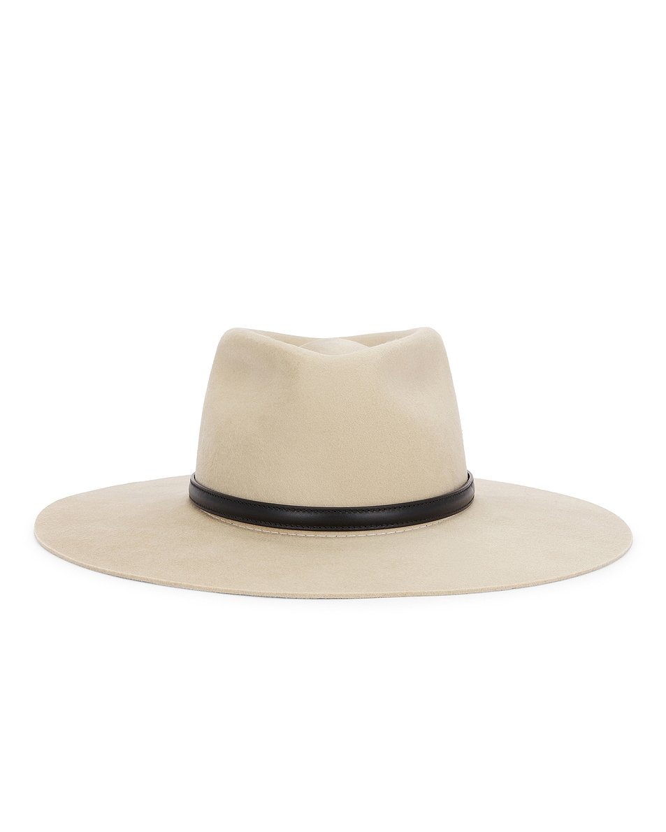 Image 1 of Janessa Leone Beck Fedora Hat in Pebble