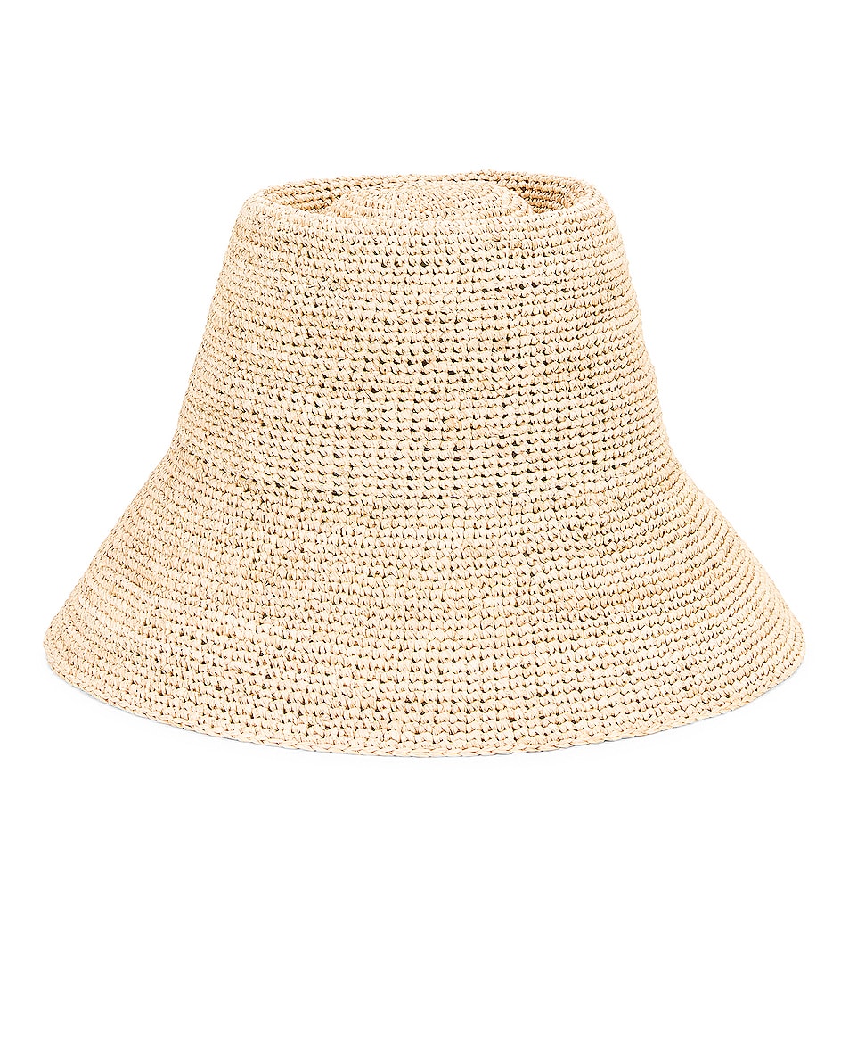 Image 1 of Janessa Leone Felix Packable Hat in Natural