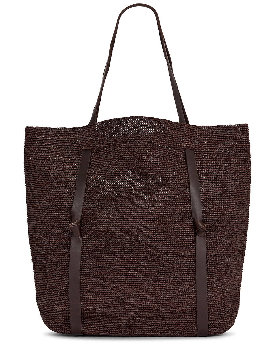 Image 1 of Janessa Leone Tanner Tote in Dark Brown