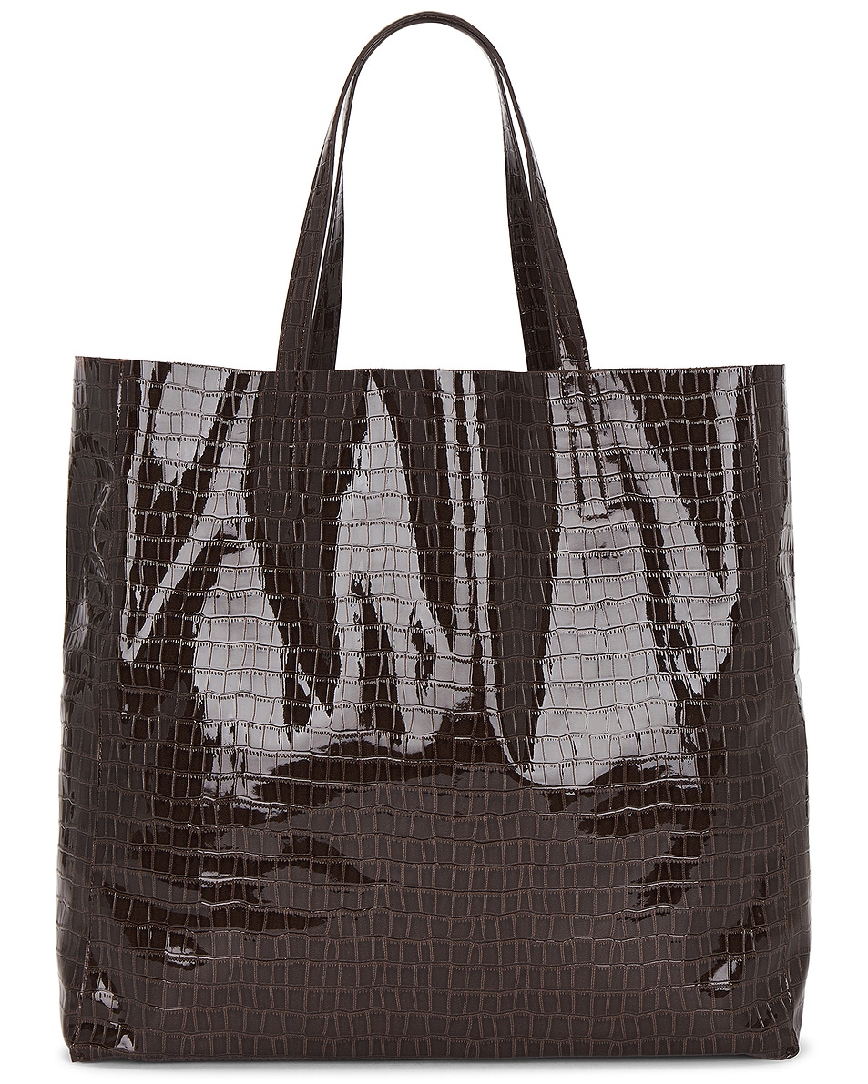 Image 1 of Jordan Road The Tote Bag in Brown Croc