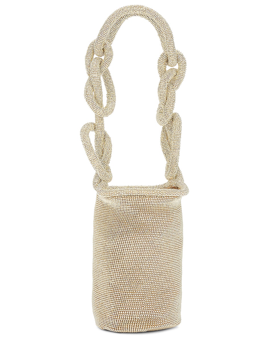 Image 1 of Johanna Ortiz Counting Threads Mochila Bag in Gold & Ecru