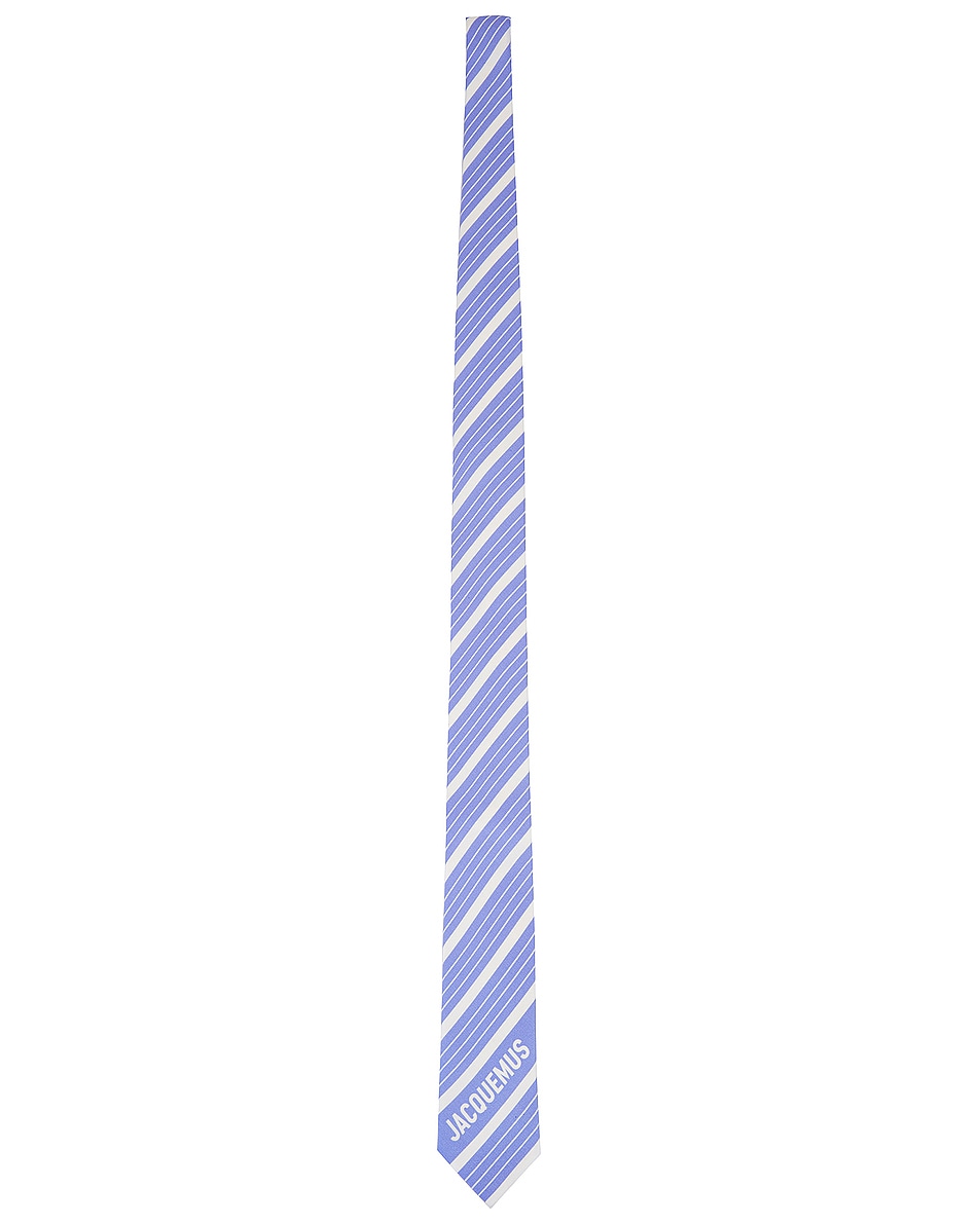 Image 1 of JACQUEMUS La Cravate in Blue & White