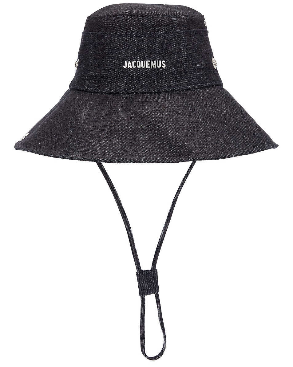 Image 1 of JACQUEMUS Le Bob De-nimes in Navy