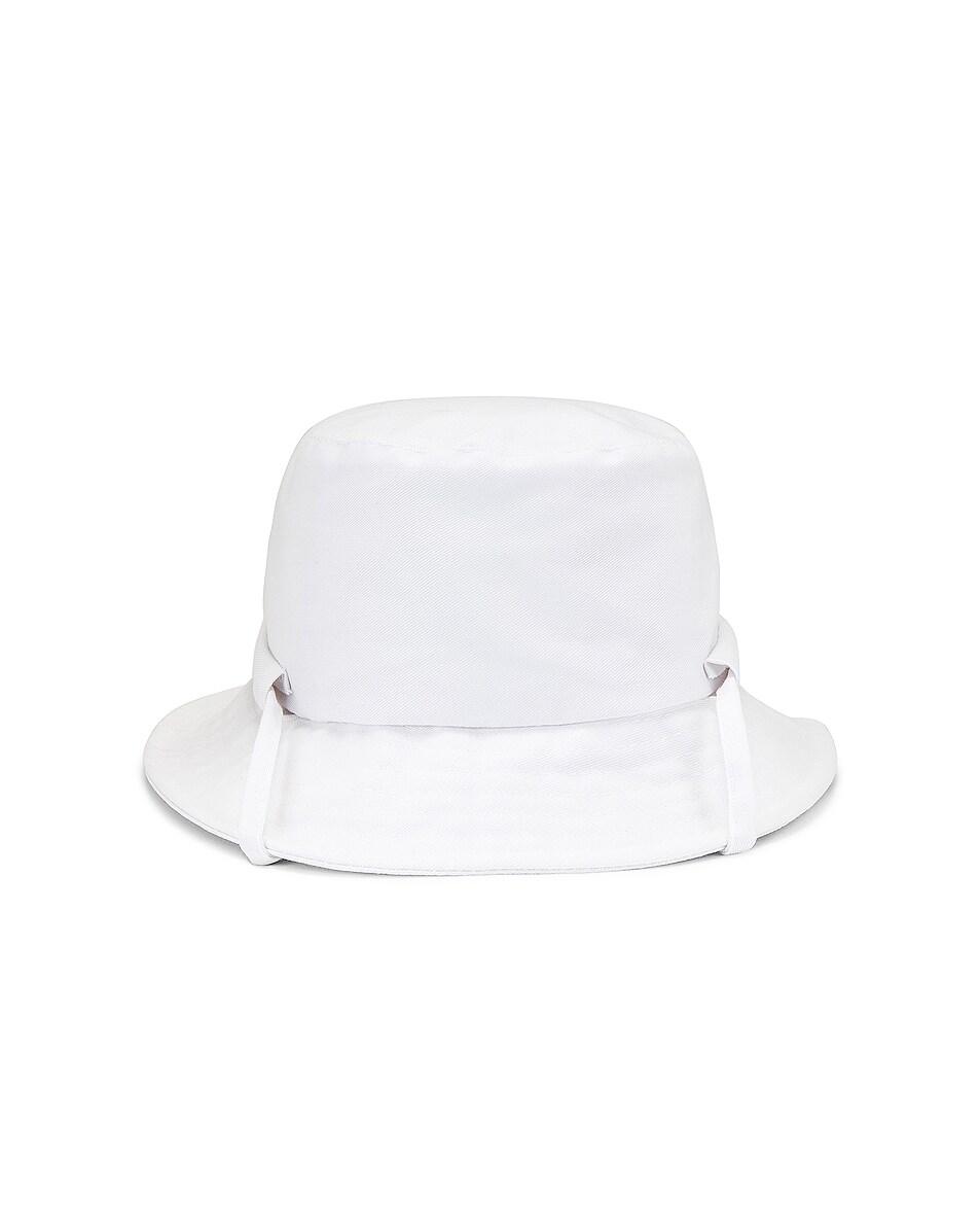 JACQUEMUS Bucket Hat in White | FWRD