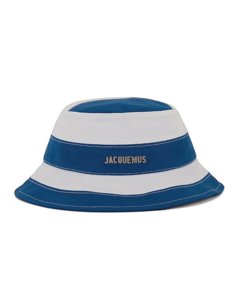 Image 1 of JACQUEMUS Le Bob Rayures in Blue