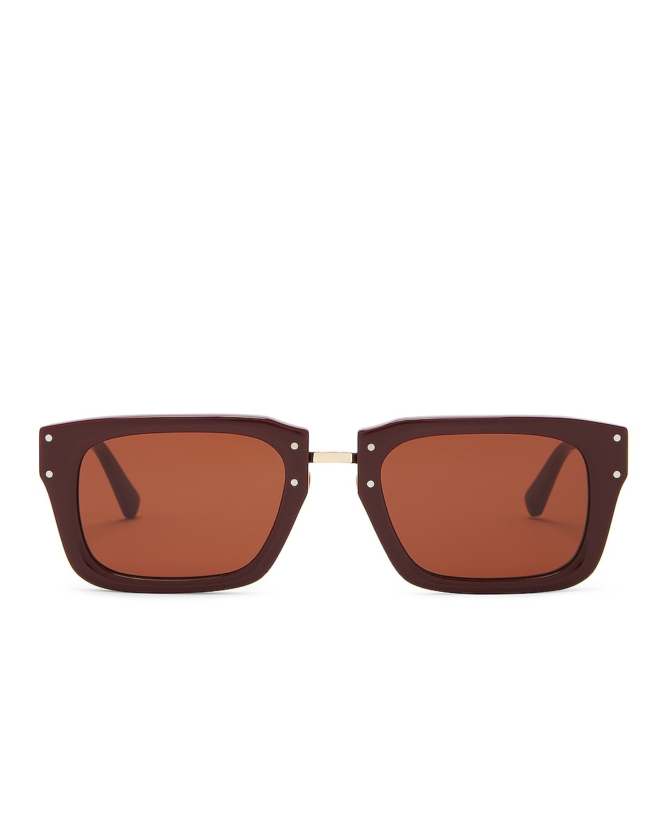Image 1 of JACQUEMUS Les Lunettes Soli in Brown