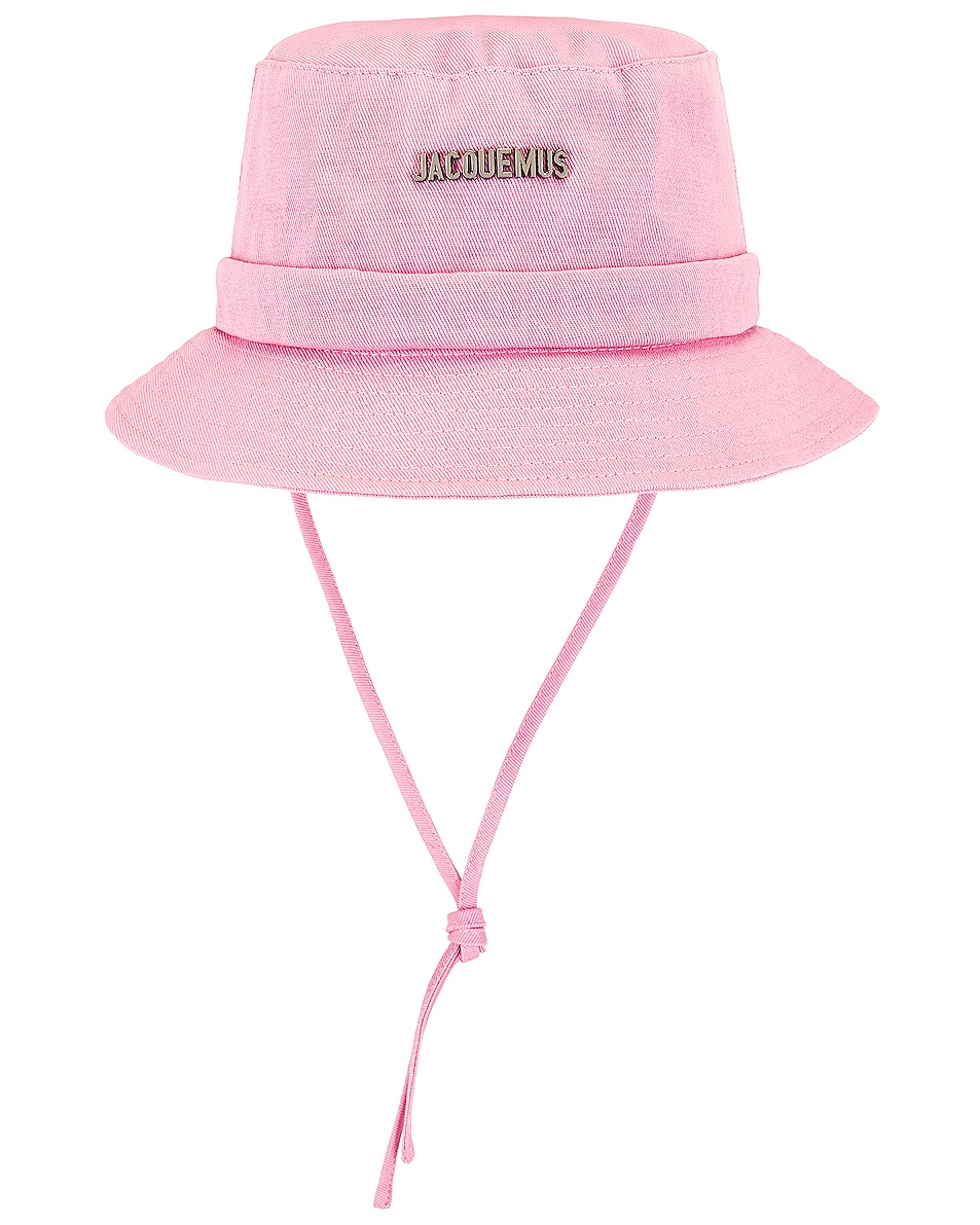 Image 1 of JACQUEMUS Bucket Hat in Light Pink