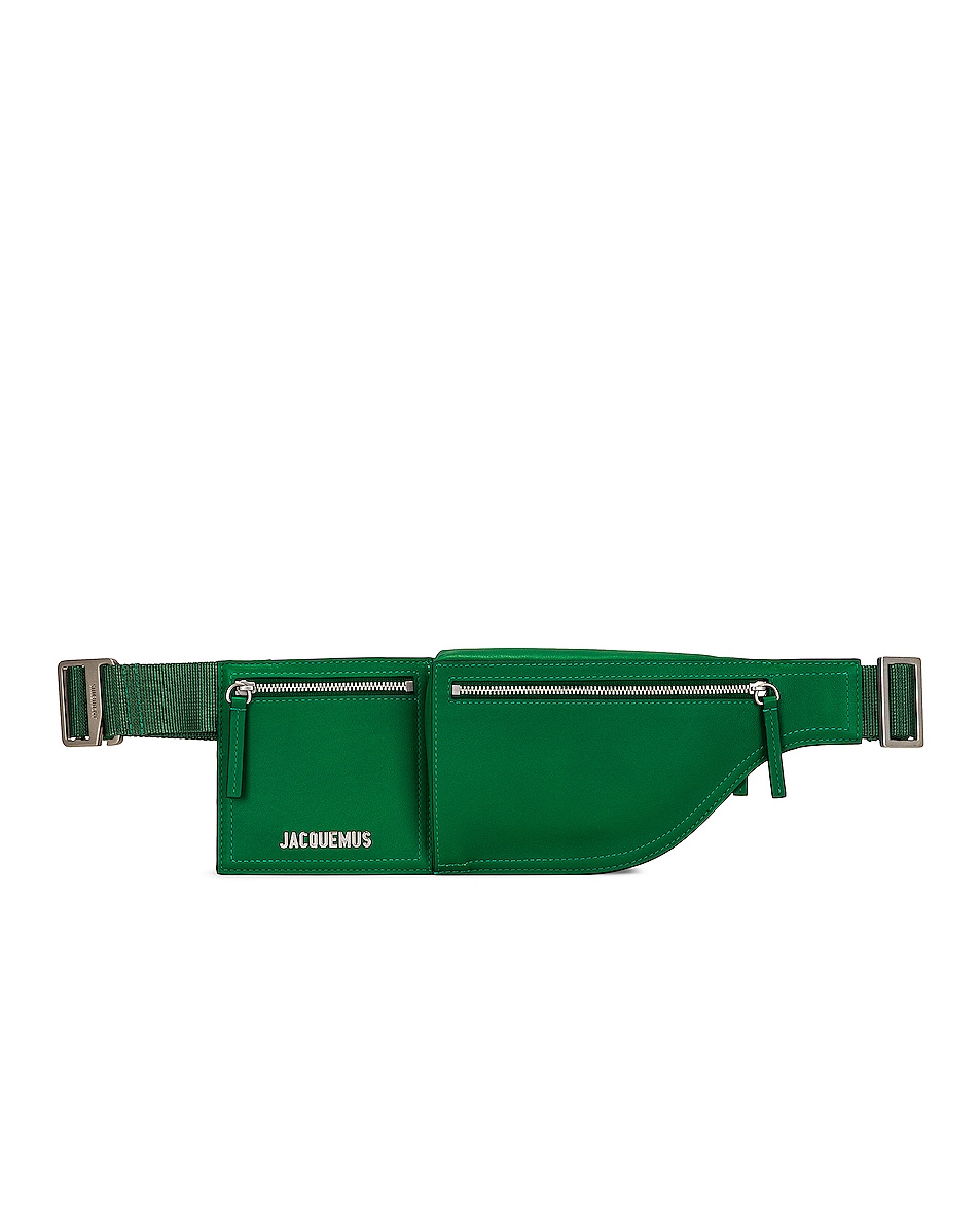 Image 1 of JACQUEMUS Le Banane Carre Bag in Green
